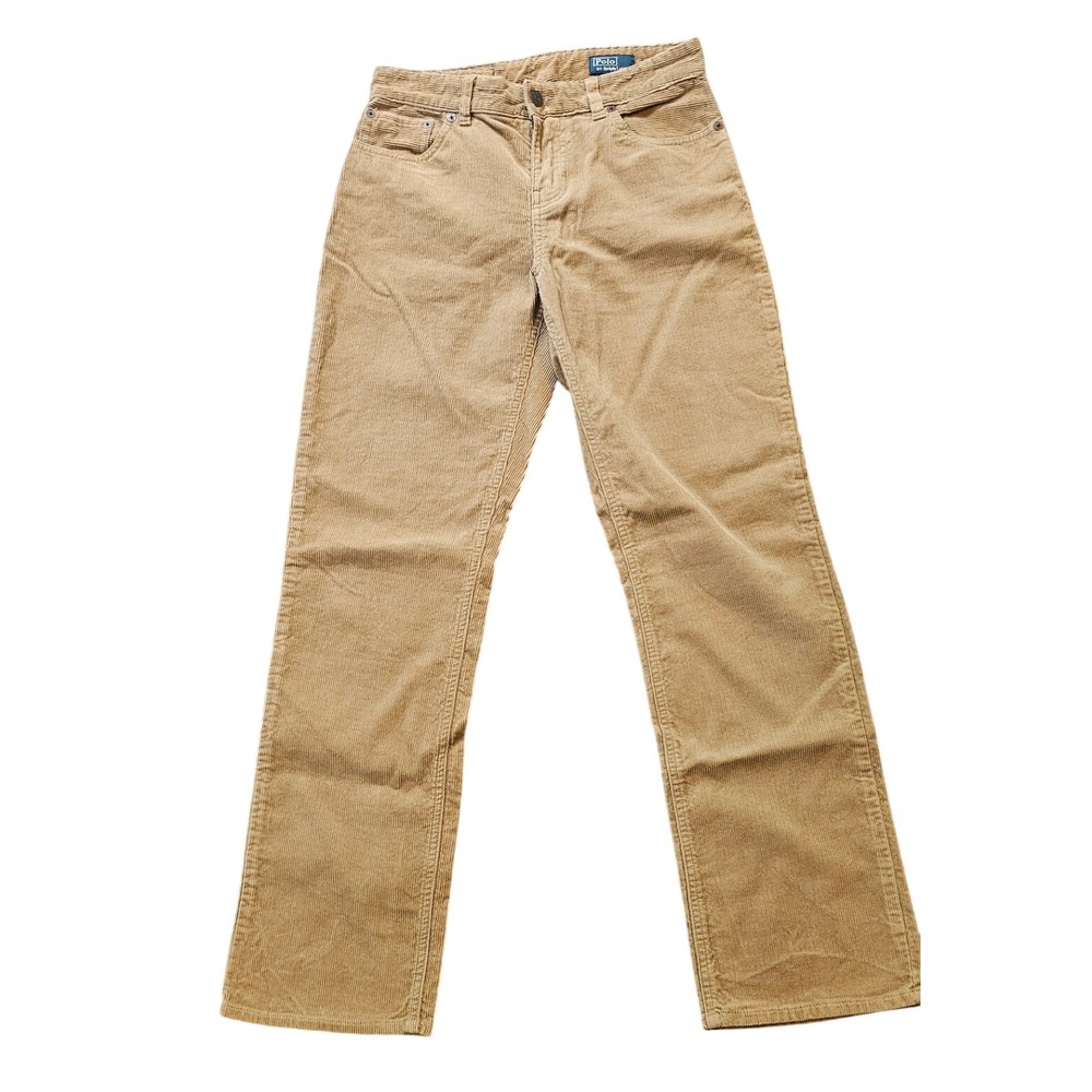 Polo Ralph Lauren‎ Corduroy Pants Kids Size 14 Beige Casual Classic